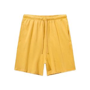 High Street Fashion Casual Cotton Athletic French Terry Streetwear Pantalones cortos de lavado ácido de alta calidad para hombre Work Out Vintage Shorts - Product Image 1