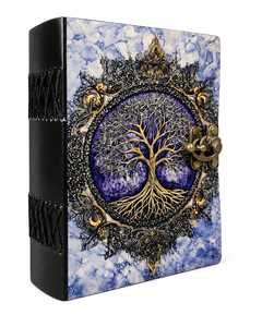 Journal <b>with</b> <b>Lock</b> Clasp Antique Handmade Deckle Edge Vintage Paper Leather Bound Journal - Product Image 5