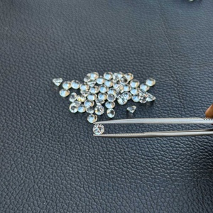 Piedra de cuarzo de cristal blanco Natural de 5mm facetada redonda corte brillante precio más bajo piedras preciosas sueltas semipreciosas del mejor proveedor - Product Image 6