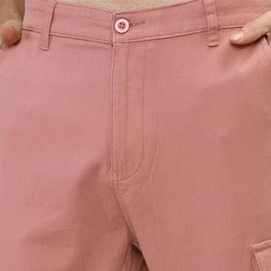 Pantalon cargo décontracté pour homme, nouveau design, haute qualité, logo personnalisé, style streetwear, 100% coton canvas, antistatique, fermeture à cordon. - Product Image 5