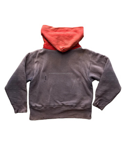 Style de rue deux tons patchwork Double couche gaufre intérieure vierge en détresse Vintage soleil fané lavage à l'acide Hoddies MenDDP expédition - Product Image 2