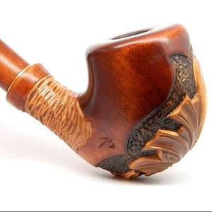 Pipe à tabac en bois de qualité supérieure, vintage, sculptée à la main, pour club ou bar, pipe à tabac artisanale à prix abordable - Product Image 1