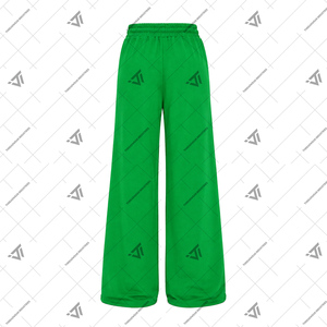 Vente en gros Alpha grec |   Kapa |   Alpha |   Vêtements de sororité AKA, pantalon de jogging à jambes larges pour femmes avec panneaux latéraux rayés tissés incurvés - Product Image 2