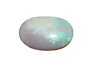 25 Carat Natural Australian Opal Gemstone Oval Smooth Multi Fire Cabochons Making DIY Wire Wrapped Jewelry