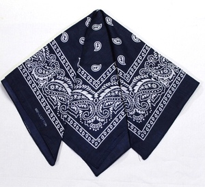 100% Cotton Paisley Printed Bandana Multi-Use <b>Head</b> Scarf & Neck <b>Wrap</b> - Product Image 4