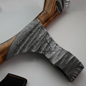 Hacha de Acero al Carbono de Damasco de Alta Calidad al por Mayor - Herramienta de Corte Personalizable con 3 Años de Garantía - Product Image 3