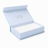 Boîte cadeau magnétique rigide de luxe personnalisée, imperméable, avec logo en feuille d'or, doublure en éponge, finition mate, haut de gamme, directement de l'usine