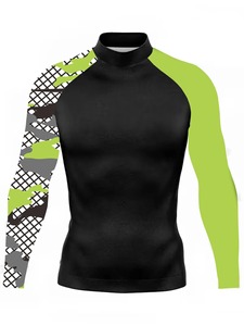 Four Way Stretch Rash Guard Spandex <b>Compression</b> <b>Shirt</b> <b>Men</b> Elastic Training Wear - Product Image 4