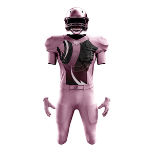 ชุดยูนิฟอร์มอเมริกันฟุตบอลแบบมืออาชีพ ผลิตจากผ้าโพลีเอสเตอร์ น้ำหนักเบา ทนทาน เหมาะสำหรับกีฬาประเภททีม - Product Image 1