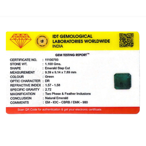 Exquisite 5.5 Carat Zambian Emerald Loose Gemstone-Natural Emerald Cut for Fine Jewelry - Product Image 4