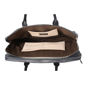 Maletín profesional de cuero para portátil con múltiples compartimentos de almacenamiento a precio de mayoreo - Product Image 5