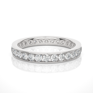Anillo de Diamantes de Oro Sólido de 18K, Diamante de Corte Redondo de 1.04 Quilates Creado en Laboratorio, Joyería Fina de Diamantes para Compradores Mayoristas - Product Image 3