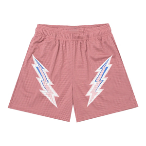 Shorts en mesh unisexe style forêt pour sublimation, taille personnalisable, logo, confort, taille élastique, shorts homme haute qualité - Product Image 6