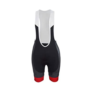 Pantalones Cortos de Ciclismo Ajustados para Hombre, Gris y Blanco, Transpirables, que Absorben la Humedad, de Spandex y Poliéster, 220g - Product Image 1