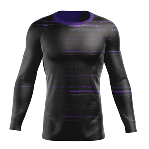 Rashguard personnalisé avec votre propre design imprimé, unisexe, rashguard MMA à manches longues, rashguard en polyester respirant et écologique - Product Image 3