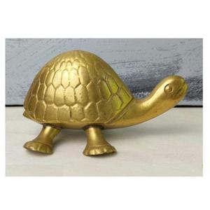 Vintage Solid Brass Mini Tortoise Paper Weight for Desktop Home and Office Accessory Aluminum <b>Paperweight</b> Tabletop Ornament - Product Image 5