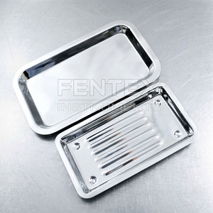 Nouvel ensemble de 2 instruments médicaux de qualité supérieure, plateau de scalpel, outils de laboratoire, instrument dentaire vétérinaire - Product Image 2