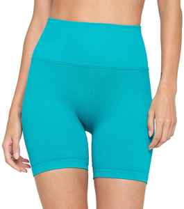 Pantalones de Yoga de Cintura Baja, Sin Costuras, Suaves, Transpirables, Ecológicos, para Mujer, Diseño de Shorts Lavados - Product Image 6