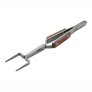 Pinzas de primera calidad para hacer joyas, pinzas rectas con cierre cruzado y boca cuadrada para soldar, longitud total de 160mm, acero inoxidable - Product Image 1