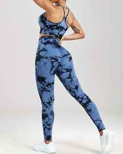 Conjunto de Yoga Personalizado, Leggings de Cintura Alta, Ropa Deportiva al por Mayor, Conjunto de Yoga de 2 Piezas para Gimnasio y Fitness, Conjunto de Ropa Deportiva Sostenible para Mujer - Product Image 3