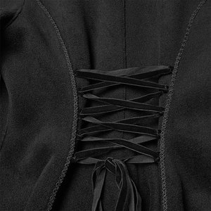 Women Black Steampunk Long <b>Jacket</b> Renaissance Victorian <b>Gothic</b> Factory Wholesale Coat OEM ODM - Product Image 4