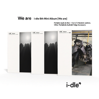 8ème mini-album d'IDLE [We Are] Accessoire audio et vidéo portable 1 sur 3 options aléatoires