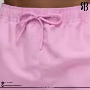 Short de bain décontracté unisexe rose uni à cordon de serrage, taille mi-haute, séchage rapide, idéal pour l'extérieur – Nouvelle collection très prisée - Product Image 4