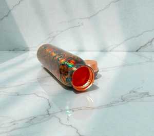 Botella de Agua Ecológica de Cobre Sólido con Diseño Oriental, 1000 ml, Tapa de Rosca, Libre de BPA, Aislamiento Térmico, Caja de Regalo para Viajes y Senderismo - Product Image 3