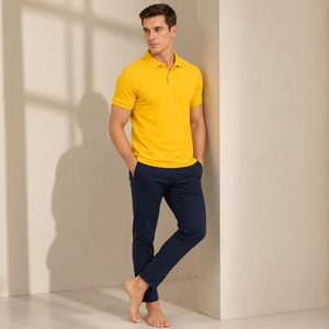 Polo de hombre de alta calidad con cuello clásico, mangas cortas y ajuste cómodo, ideal para el estilo de vida diario moderno OEM. - Product Image 6