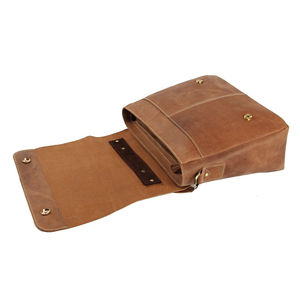 Bolso de Cuero para Portátil de Fabricación India para Viajes de Negocios con Amplio Espacio de Almacenamiento y Transporte Cómodo - Product Image 5