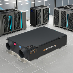 Ventilateur de récupération d'énergie HVAC industriel MIA VMC <span class=keywords><strong>Duplo</strong></span> Fluxo 1300 CMH, échangeur de chaleur pour salle de sport, air frais, acier inoxydable haute performance - Product Image 1