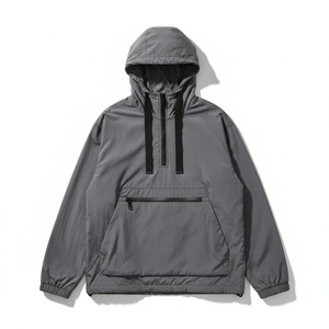 Chaqueta cortavientos personalizada con logotipo para hombre, impermeable, ligera, para entrenamiento deportivo, chaqueta cortavientos. - Product Image 1