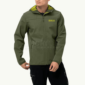 <b>Waterproof</b> Hooded <b>Thin</b> Windbreaker <b>Jacket</b> with Front Logo Stylish Design for Outdoor Sports & Daily Casual Wear Winter - Product Image 5