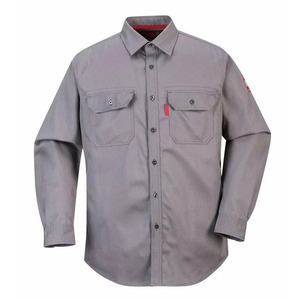 <b>Flame</b> Waterproof Polyester Plus Size Protective Welding <b>shirt</b> Drill Work <b>Shirt</b> for Construction Workers - Product Image 6