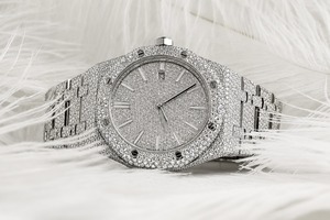 Elegante Reloj de Lujo con Diamantes Moissanite VVS, Estilo Hip Hop, para Hombre, Ideal para Cumpleaños, Aniversarios, Fiestas y Eventos - Product Image 4