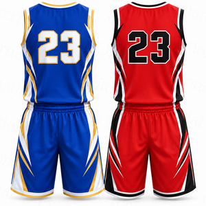 Uniforme d'équipe de basketball personnalisé, maillot de basketball entièrement réversible, impression par sublimation totale, uniforme d'entraînement de basketball - Product Image 3