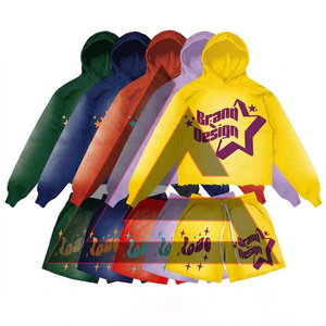 Diseña tu Propio Conjunto de Sudadera con Capucha y Pantalones Cortos Personalizados de Marca Propia, Nueva Colección 2026, Conjunto de Sudadera con Capucha y Pantalones Deportivos, Traje Deportivo con Efecto Lavado Ácido para Hombre - Product Image 6