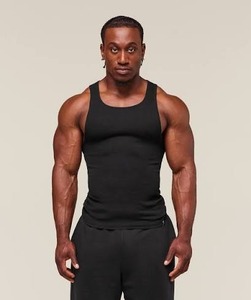 CHRIS RACEWEAR Débardeurs de sport personnalisés pour hommes – Confortables, respirants, séchage rapide, 100 % polyester, col rond, broderie frontale, style unique - Product Image 1