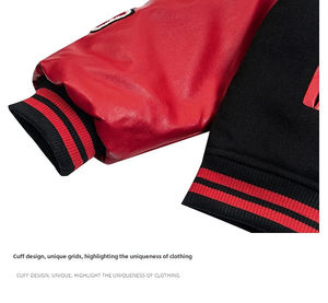 Veste bomber à capuche coupe-vent en toile personnalisée pour homme, style streetwear - Product Image 6