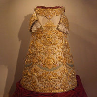 Chasuble catholique pour hommes adultes, broderie dorée à la main, sur mesure, service OEM, délai d'échantillon de 7 jours
