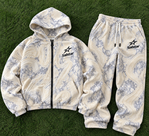 Conjunto Deportivo Oversize para Mujer, Sudadera con Capucha Tie-Dye Personalizada y Pantalones Anchos, Ropa Deportiva Casual Premium - Product Image 5