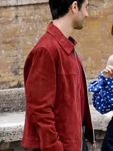 Eugenio Franceschini Emily in Paris Marcello <b>Suede</b> <b>Jacket</b> - Product Image 3
