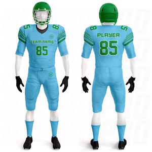 Conjunto de Uniforme de Fútbol Americano Personalizado para Hombre, Jersey y Pantalones Sublimados, Ropa Deportiva Transpirable y Ligera, Logotipo Bordado, EE. UU. - Product Image 3
