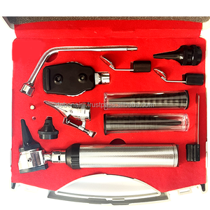 Set de Diagnóstico ENT de Fibra Óptica, Kit de Examen Médico Manual Reutilizable para Ojos, Oídos, Nariz y Garganta, Certificado CE ISO, OEM ODM - Product Image 1