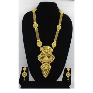 ชุดสร้อยคอสำหรับผู้หญิงดูไบพิเศษเครื่องประดับอินเดียเครื่องประดับ UAE เครื่องประดับชุดสร้อยคอชุบทองชุดสร้อยข้อมือต่างหู - Product Image 5