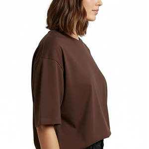 Camiseta Informal para Mujer, Corte Cuadrado, Ajuste Regular, Ligera, de Secado Rápido, 100% Algodón, para Uso Diario y Looks a la Moda - Product Image 2