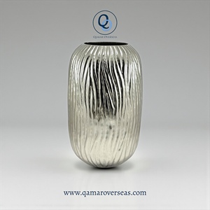 Vase à fleurs en métal QAMAR OVERSEAS, design moderne fait main, pour la décoration de la maison - Product Image 1