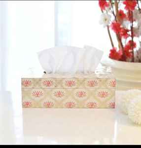 Boîte à mouchoirs en bois découpée au laser moderne, design décoratif Jali, porte-mouchoirs pour la maison et le bureau - Product Image 2