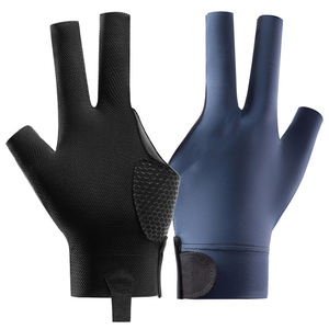 Gants de billard personnalisés en gros, antidérapants, à 3 doigts, pour le tir au billard, le snooker, pour droitiers ou gauchers - Product Image 4