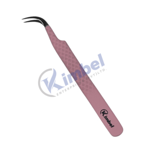 Professional Curved Stainless Steel Tweezers Anti-Static Curved Eyelash <b>Extension</b> Tweezers - Product Image 1